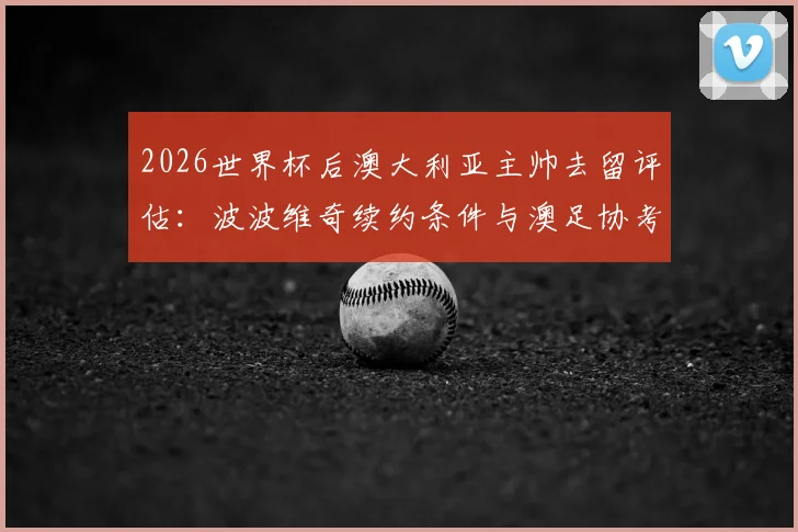 2026世界杯后澳大利亚主帅去留评估:波波维奇续约条件与澳足协考察流程全解析,附潜在继任者分析